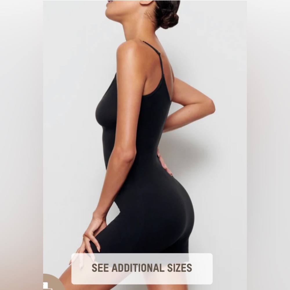 SKIMS Black Mini Dress